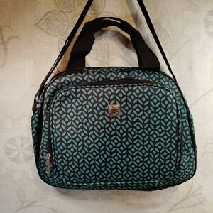 Stylish Black and Blue Travel Bag